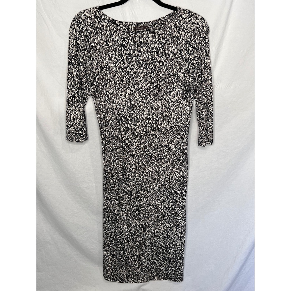 J.‎ Mclaughlin Floral Print Catalina Cloth 3/4 Sleeve Dress Women's Size Small